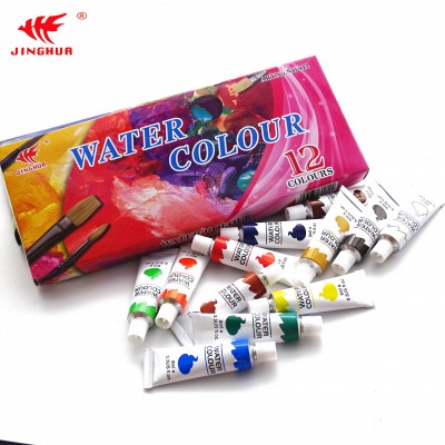 Memory 12 Colors Water Color Paint Set For School Children Acrylic Drawing painting set 12ml