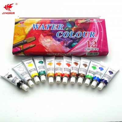 Hot Sale 12Colors 12ml Aluminum Tube Packing Tempera Paint