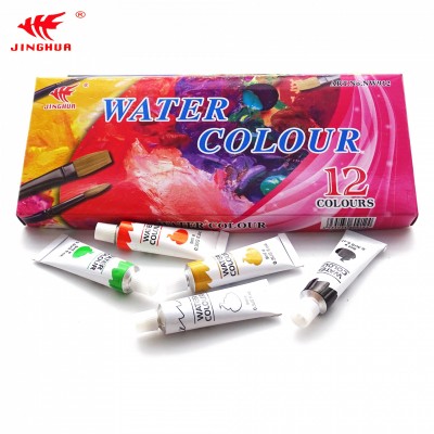 Memory water color paint set for artist 12 color paint set